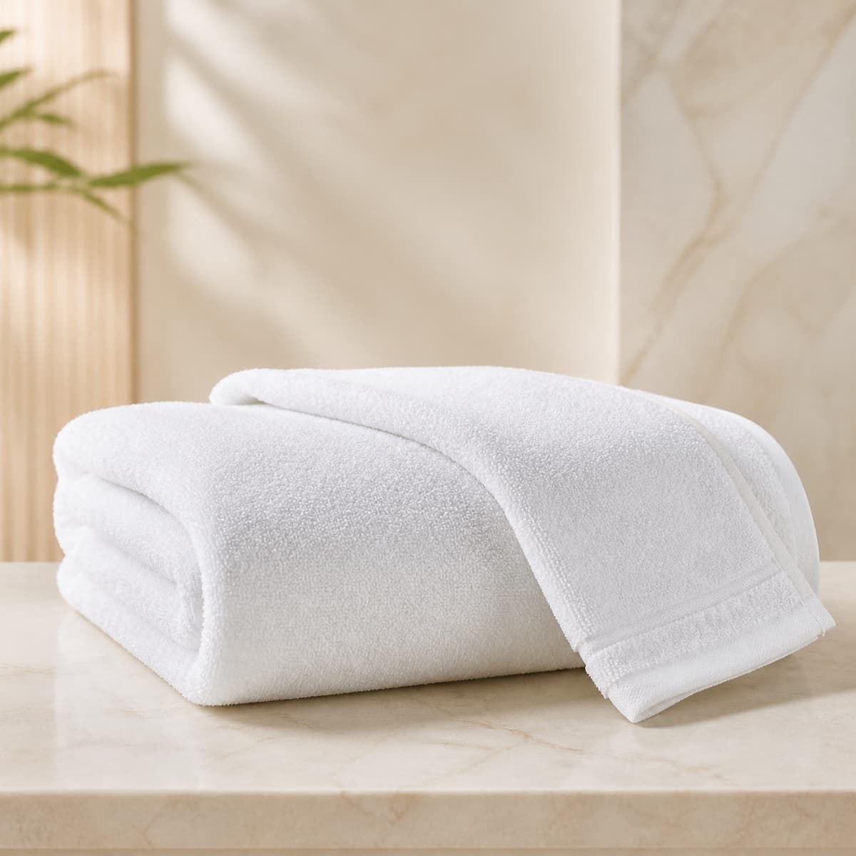 70×140 Bath Towel 500 GSM – White