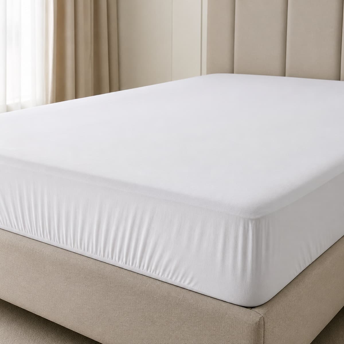 90×190 Mattress Protector – Water Proof Fitted – Polyester 130 GSM