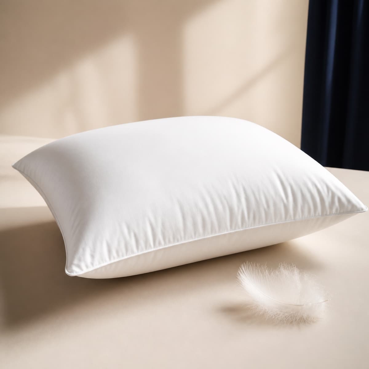 50×70 Almohada – 15% Plumón de oca blanca 1400