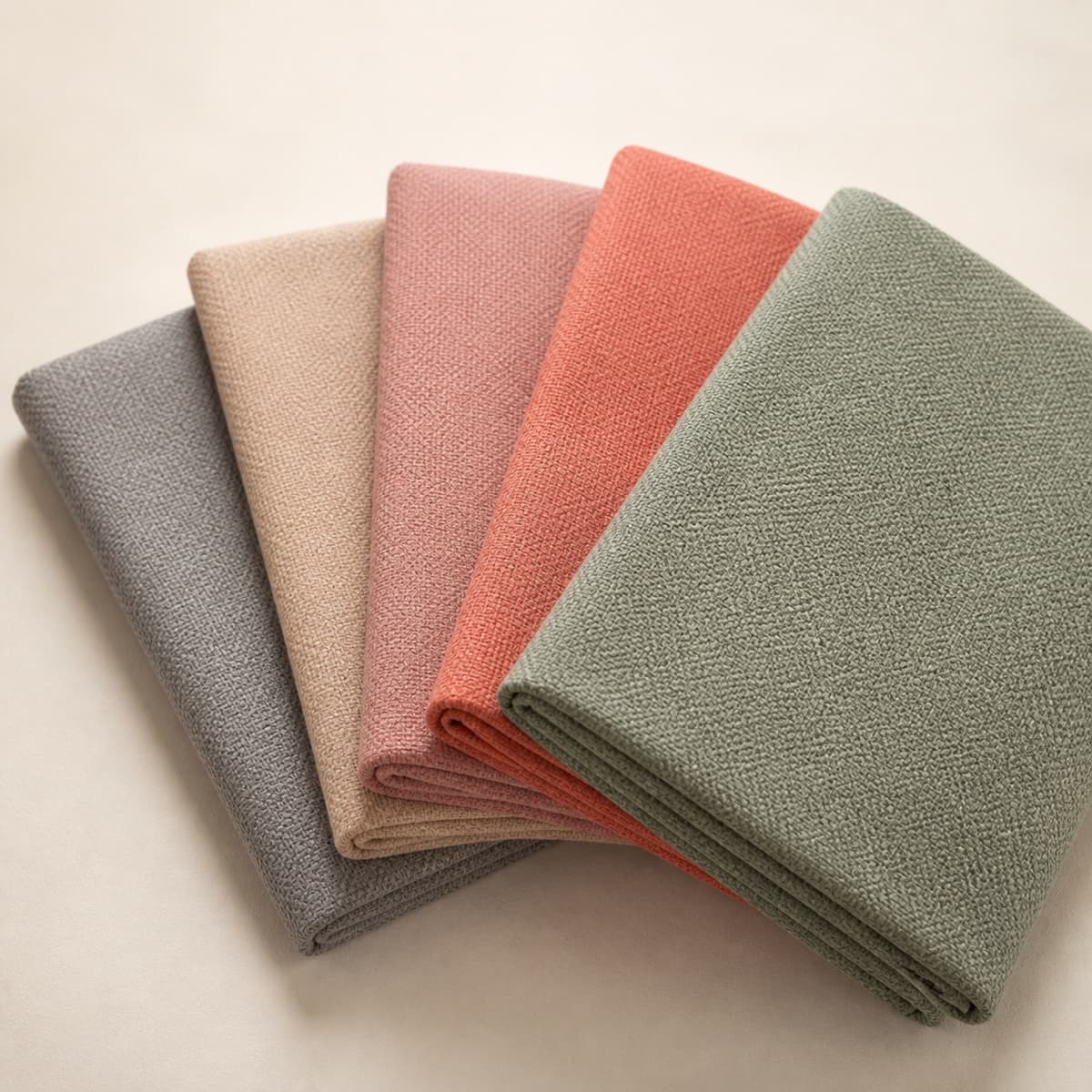 200×230 Throw 280 GSM – Gray / Beige / Pink / Salmon / Green